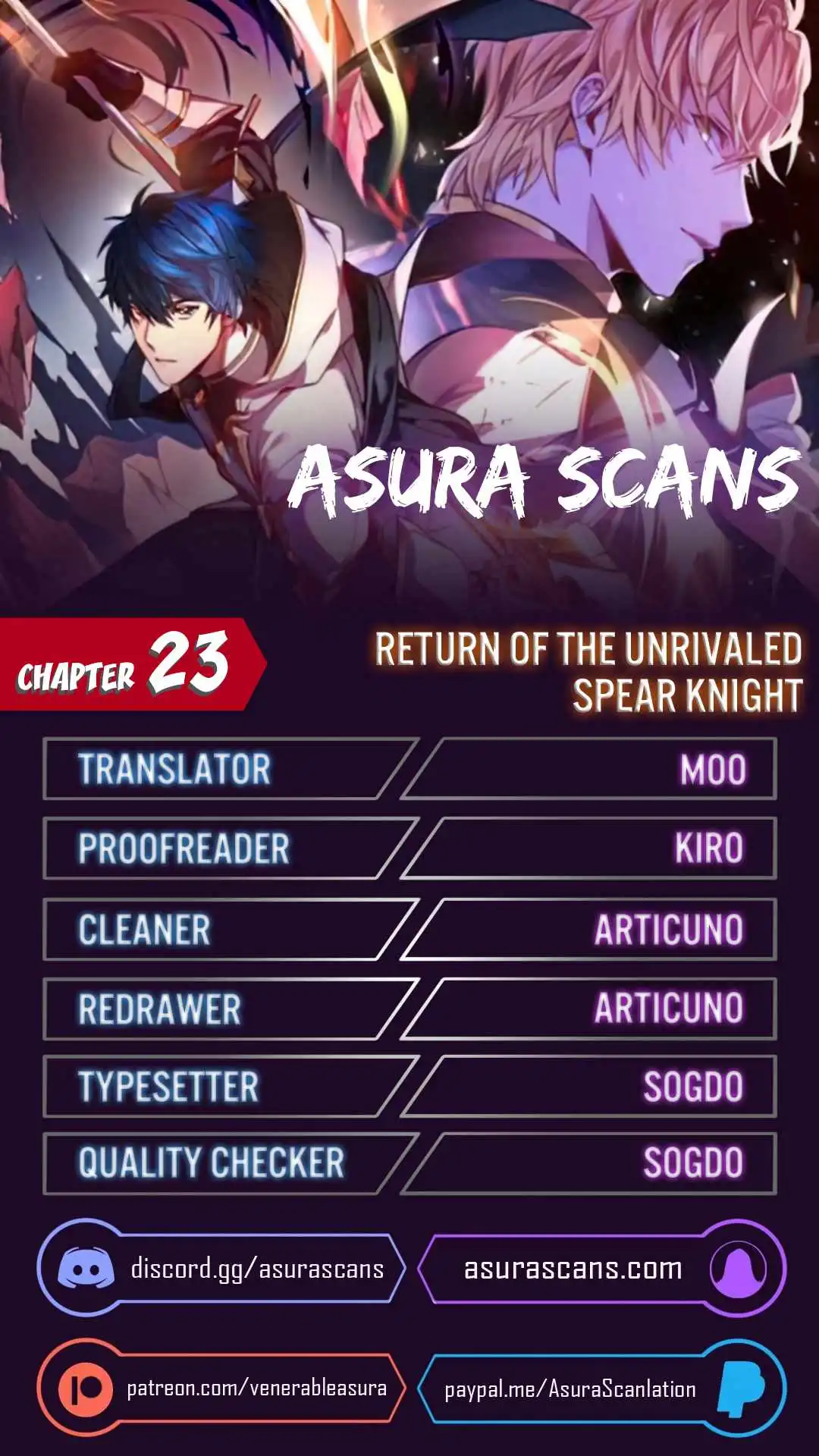 Return of the Legendary Spear Knight Chapter 23 1